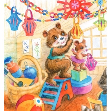 Зайчик Сева готовится к Новому году! Полезные сказки. Петрова С., Герман А.