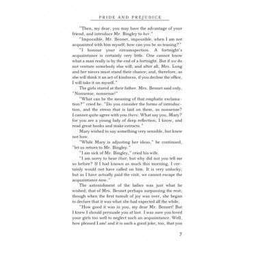 Pride and Prejudice.