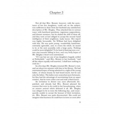 Pride and Prejudice.