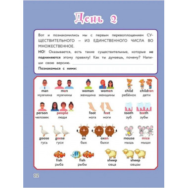 Английский язык. Визуальная грамматика для школьников.