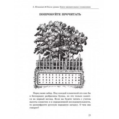После уроков. Книга занимательных головоломок.