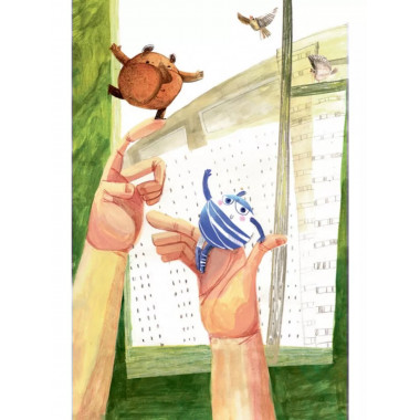 Кружок и Мякиш в гостях у Солнца.