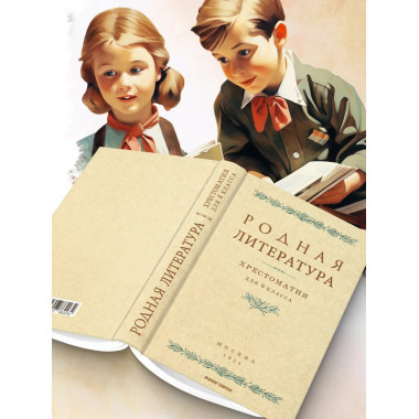 Родная литература. Хрестоматия для 6 кл. 1954 год.