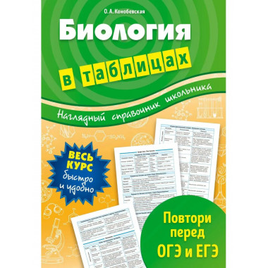Биология в таблицах.