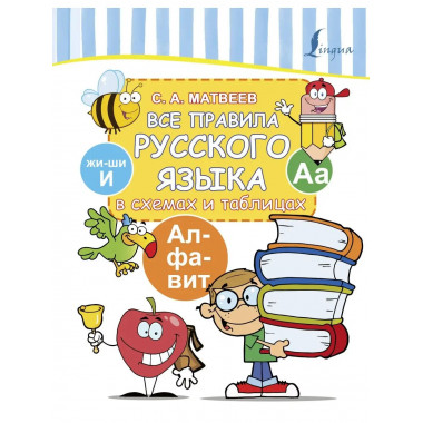 Все правила русского языка в схемах и таблицах.