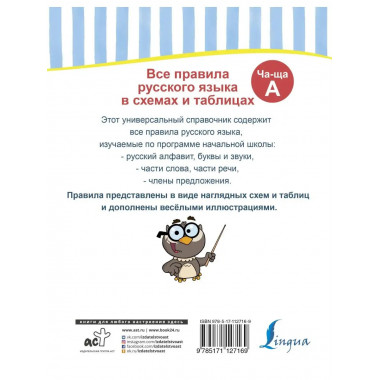 Все правила русского языка в схемах и таблицах.