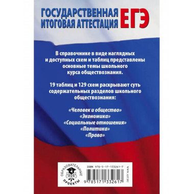 ЕГЭ. Обществознание в таблицах и схемах для подготовки к ЕГЭ