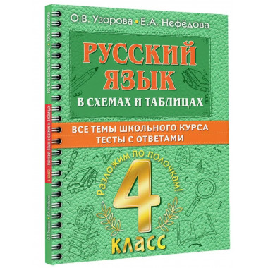 Русский язык в схемах и таблицах. 4 класса.
