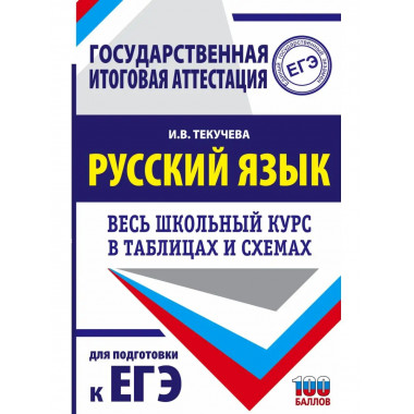 ЕГЭ. Русский язык. Весь школьный курс в таблицах и схемах дл