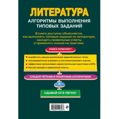 ОГЭ. Литература. Алгоритмы выполнения типовых заданий.