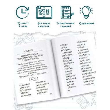 Абсолютная грамотность за 15 минут в день. 1-4 классы.