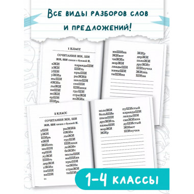 Абсолютная грамотность за 15 минут в день. 1-4 классы.