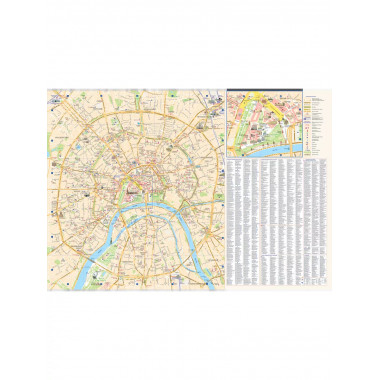 Москва. Центр. Туристическая карта.