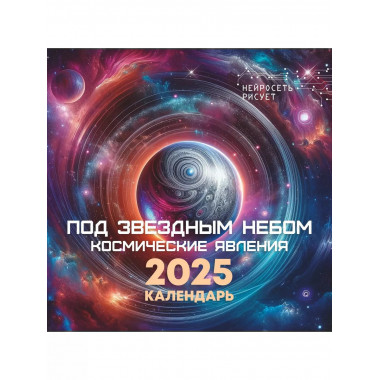 Под звездным небом. Космические явления. Нейросеть рисует.