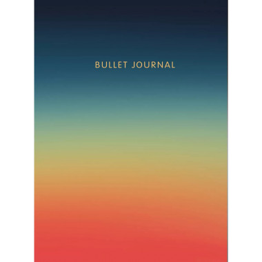 Блокнот в точку: Bullet Journal (закат, 160 c., с наклейками