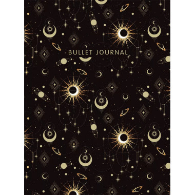 Блокнот в точку: Bullet Journal (эзотерический темный, 160 c
