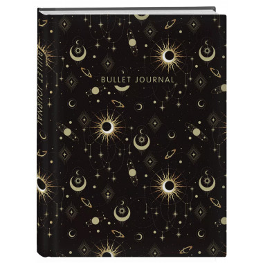 Блокнот в точку: Bullet Journal (эзотерический темный, 160 c
