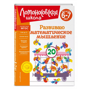 Развиваю математическое мышление: для детей 6-7 лет.