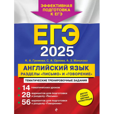 ЕГЭ-2025. Английский язык. Разделы 