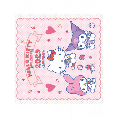 Hello Kitty and Friends. Календарь на 2025 год.