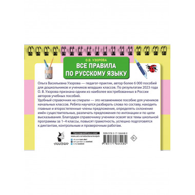 Все правила по русскому языку для начальной школы.