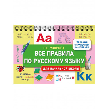 Все правила по русскому языку для начальной школы.
