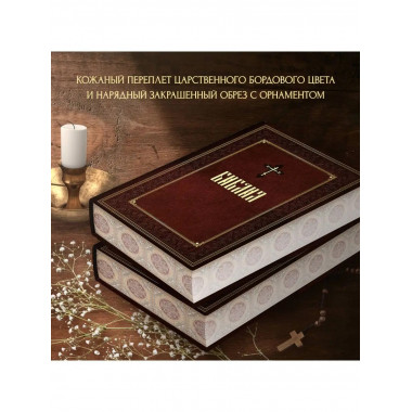 Библия. Новое подарочное оформление (бордовое с закрашенным