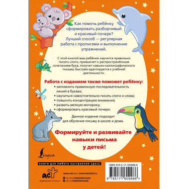 Слоги и слова русского языка. Пишу разборчиво и красиво.