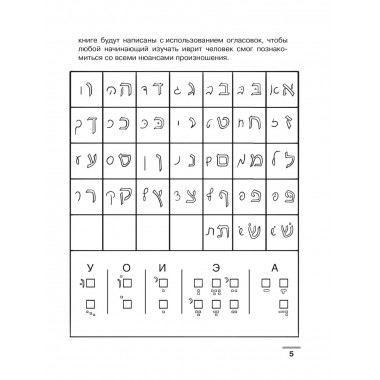 Иврит: визуальный словарь-раскраска.
