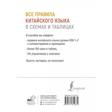 Все правила китайского языка в схемах и таблицах.