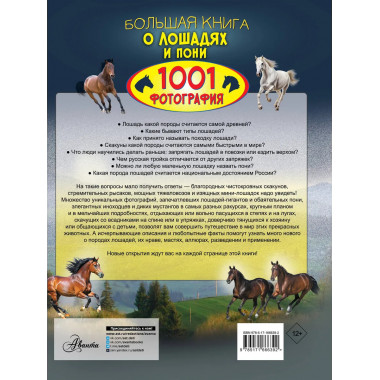 Большая книга о лошадях и пони. 1001 фотография.
