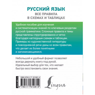 Русский язык. Все правила в схемах и таблицах.
