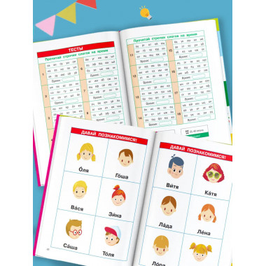 Слоговые таблицы. Легкий способ научиться читать.