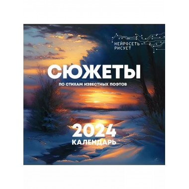 Сюжеты по стихам известных поэтов. Календарь настенный 2024