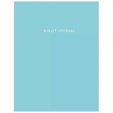 Блокнот в точку: Bullet Journal (бирюзовый, 144 c., пружина)