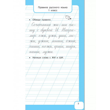 Все правила русского языка и словарные слова.