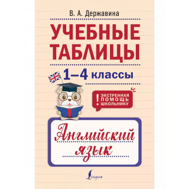 Учебные таблицы. Английский язык. 1-4 классы.