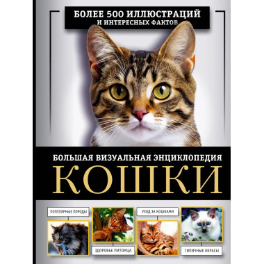 Кошки. Большая визуальная энциклопедия.