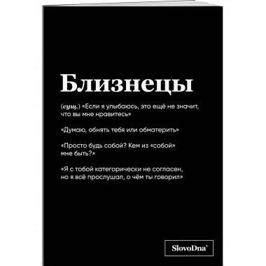 Тетрадь в клетку SlovoDna. Близнецы (А5, 48 л).