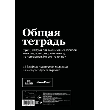 Тетрадь в клетку SlovoDna. Близнецы (А5, 48 л).