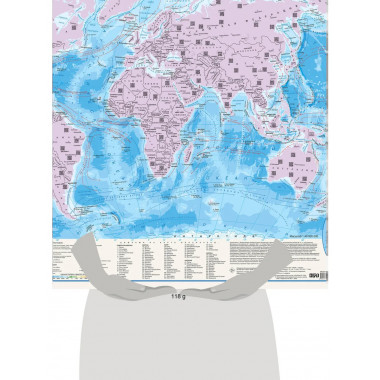 Мир. Скретч-карта А1.