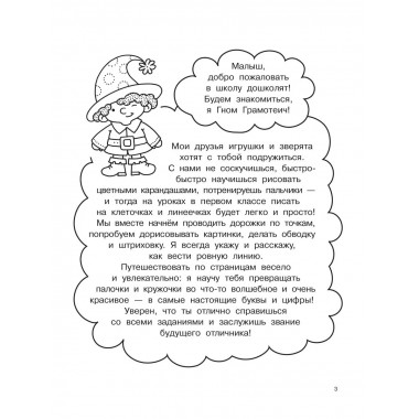 Пишем буквы и цифры. 5-7 лет.