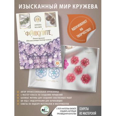Фриволите. Тонкое кружево, вдохновляющие мастер-классы.