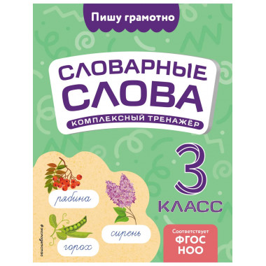 Словарные слова: комплексный тренажёр. 3 класс.