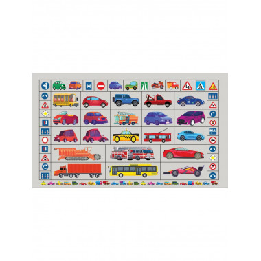 Большой альбом наклеек. Все-все машины.