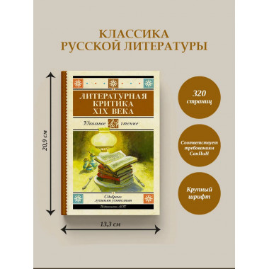 Литературная критика XIX вв..