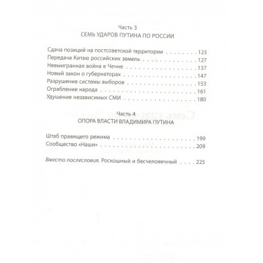 Семь ударов по России