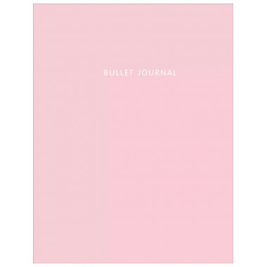 Блокнот в точку: Bullet Journal (пудровый, 144 c., пружина).