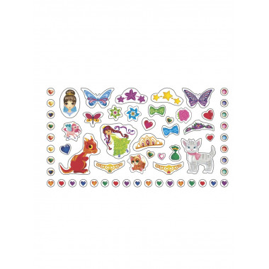 Наклейки для девочек. Принцессы.