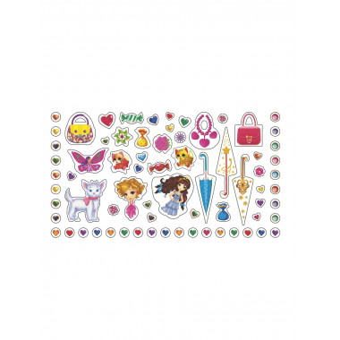 Наклейки для девочек. Принцессы.